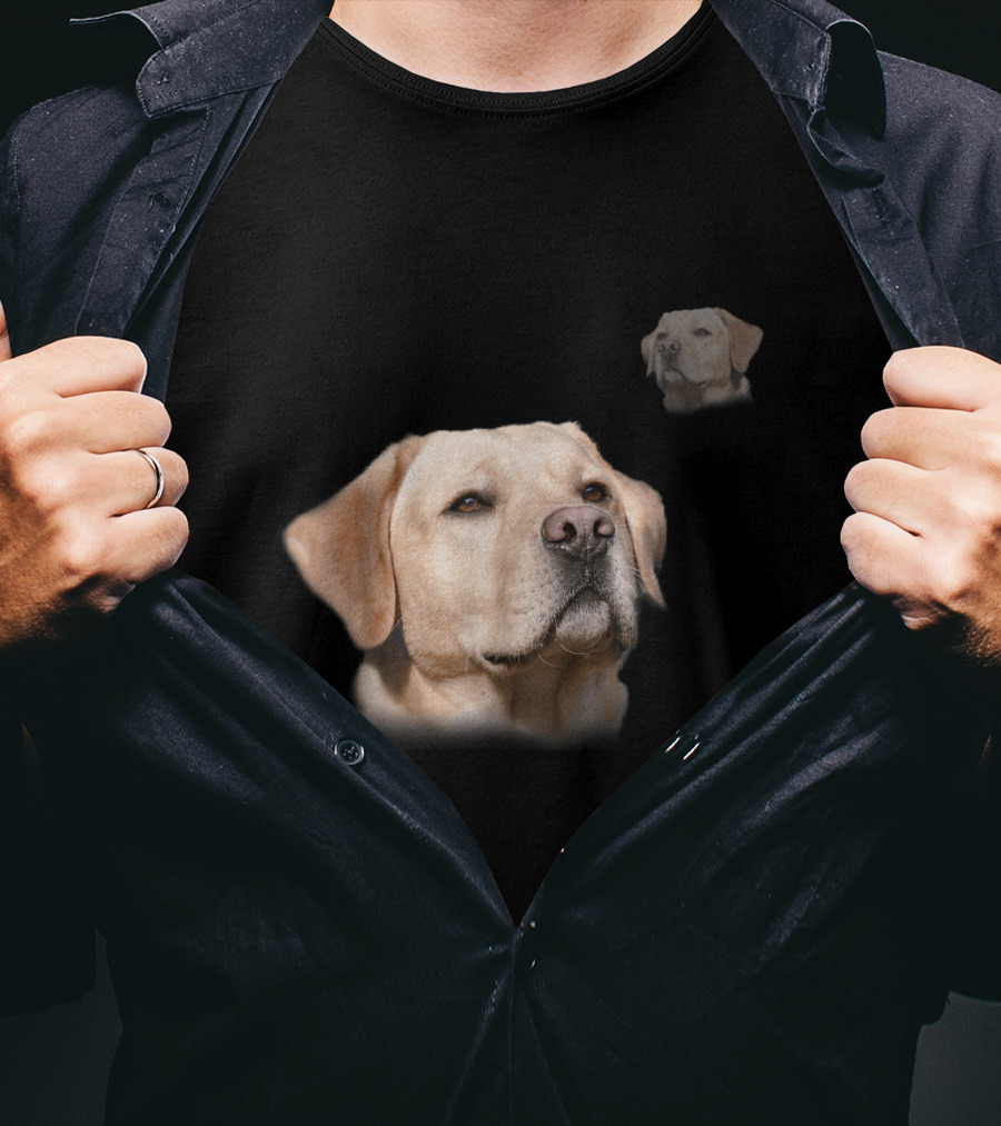 Labrador School Photo Funny Yellow Lab T-Shirt