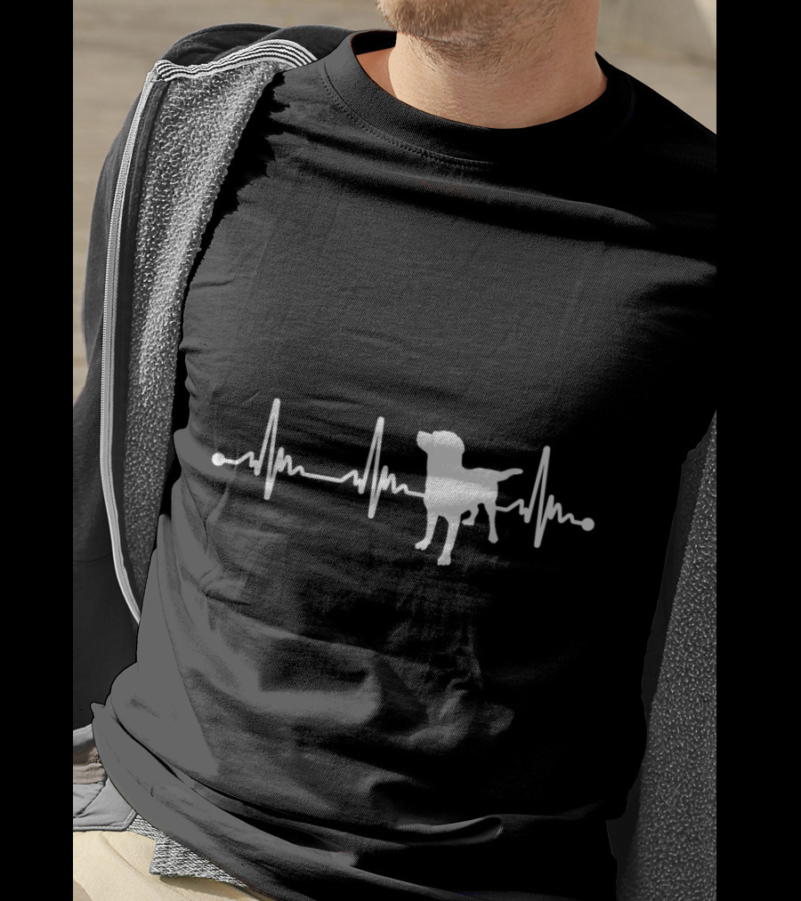 Labrador Retriever Puppy Heartbeat T-Shirt