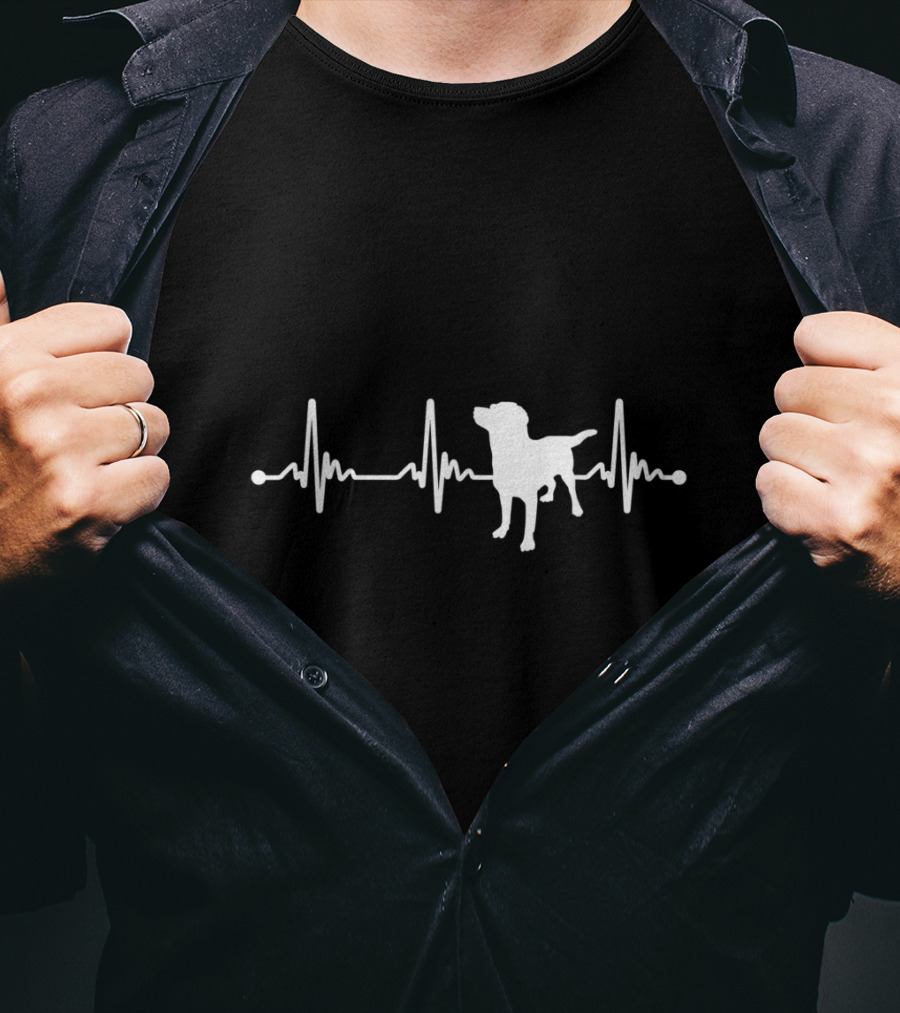 Labrador Retriever Puppy Heartbeat T-Shirt