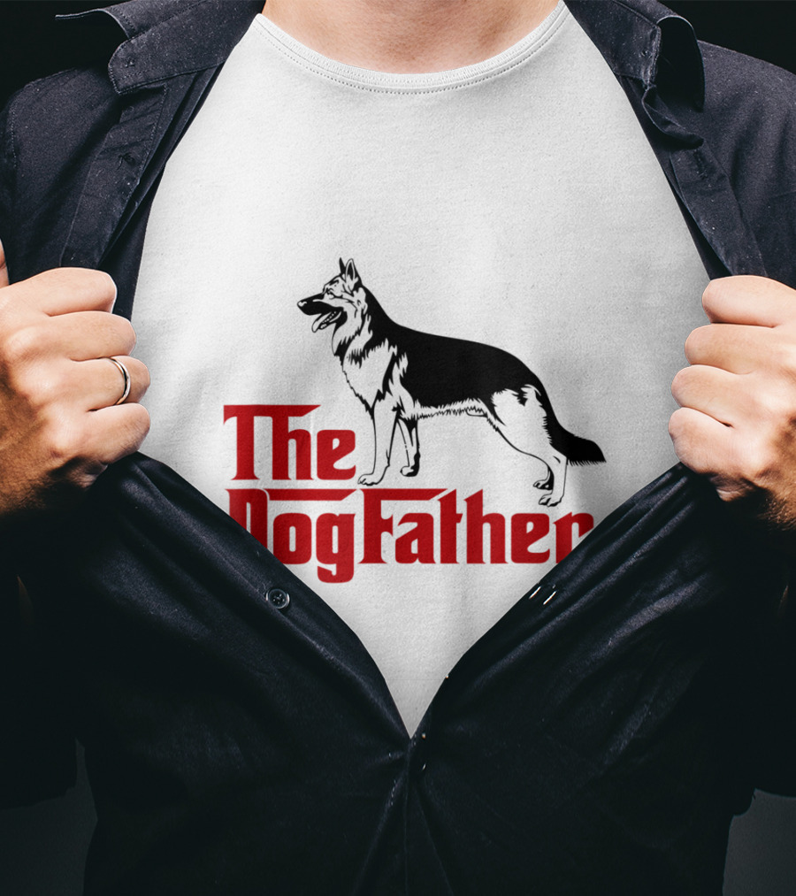 The Dogfather German Shepherd I Love My Pet Funny T-Shirt
