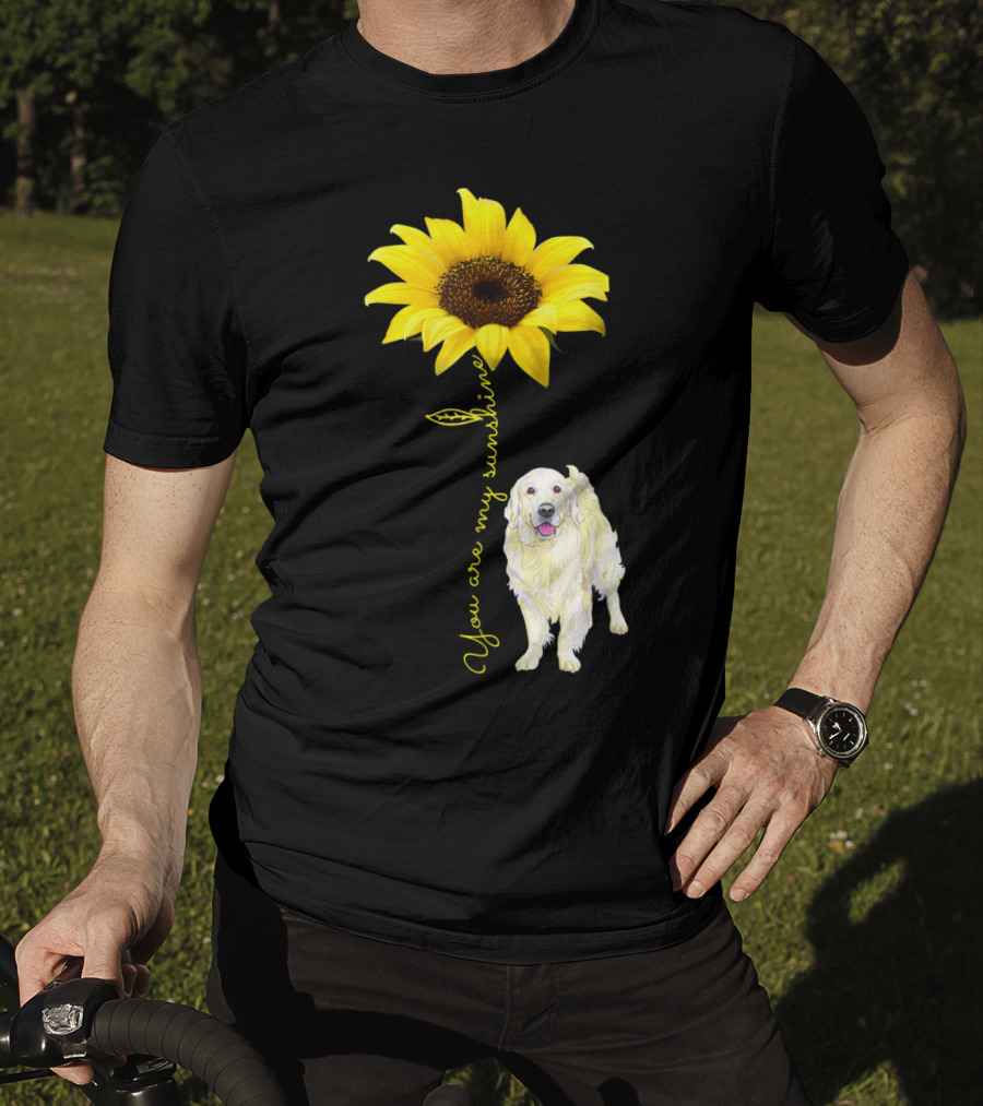 You Are My Sunshine Golden Retriever Mom Mother's Day Sunflower T-Shirt