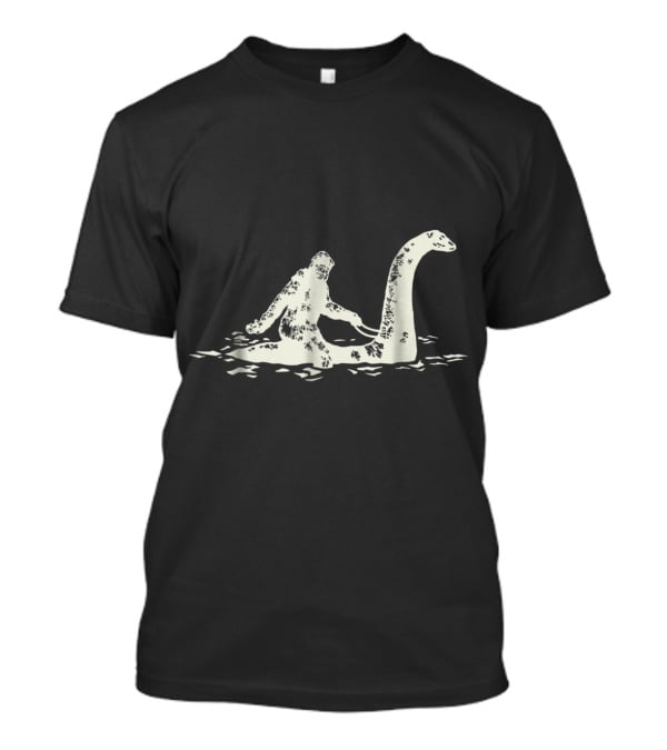 Bigfoot Sasquatch And Loch Ness Monster Adventure T-Shirt