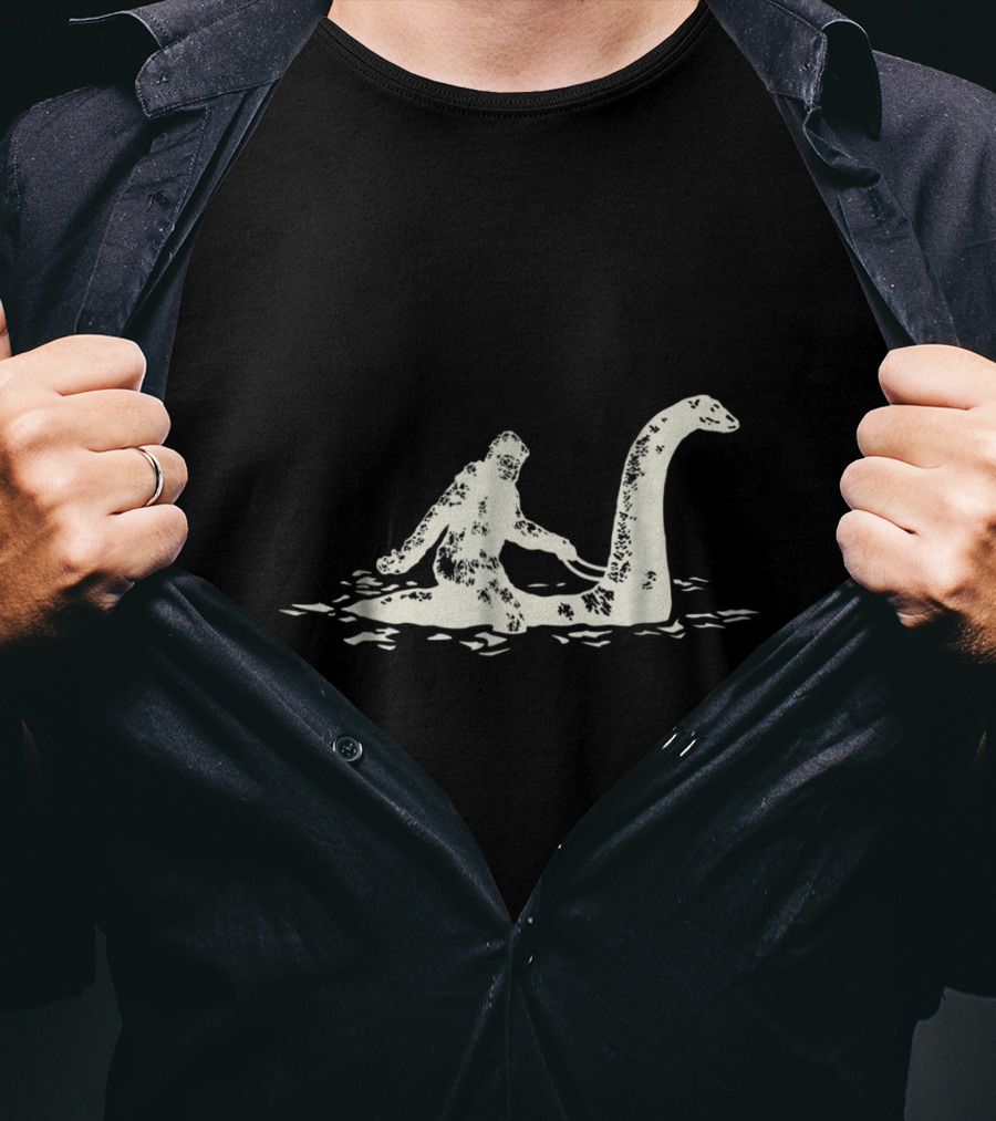 Bigfoot Sasquatch And Loch Ness Monster Adventure T-Shirt
