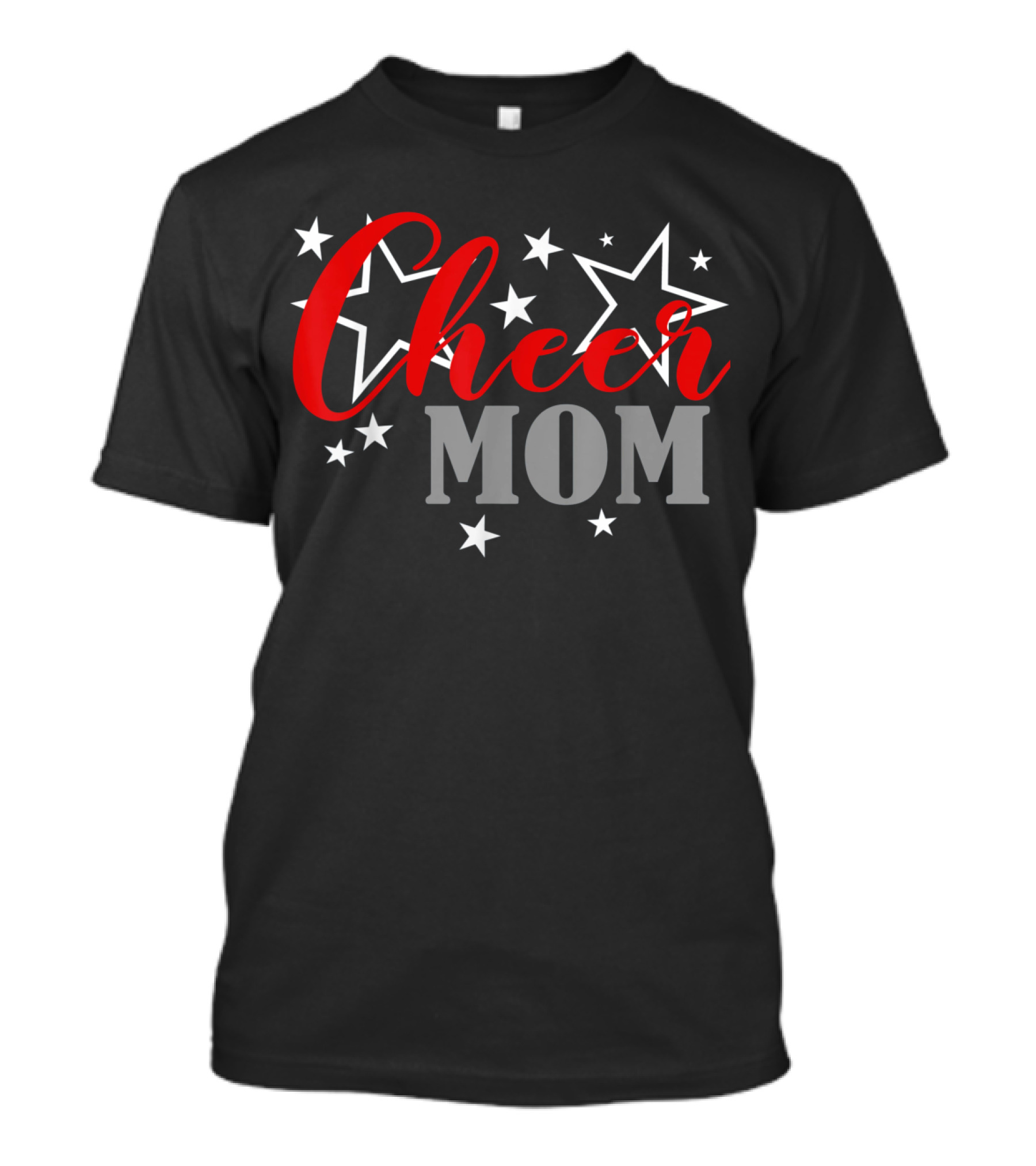 Proud Cheer Mom Starry Supporter Cheerleader Pride T-Shirt