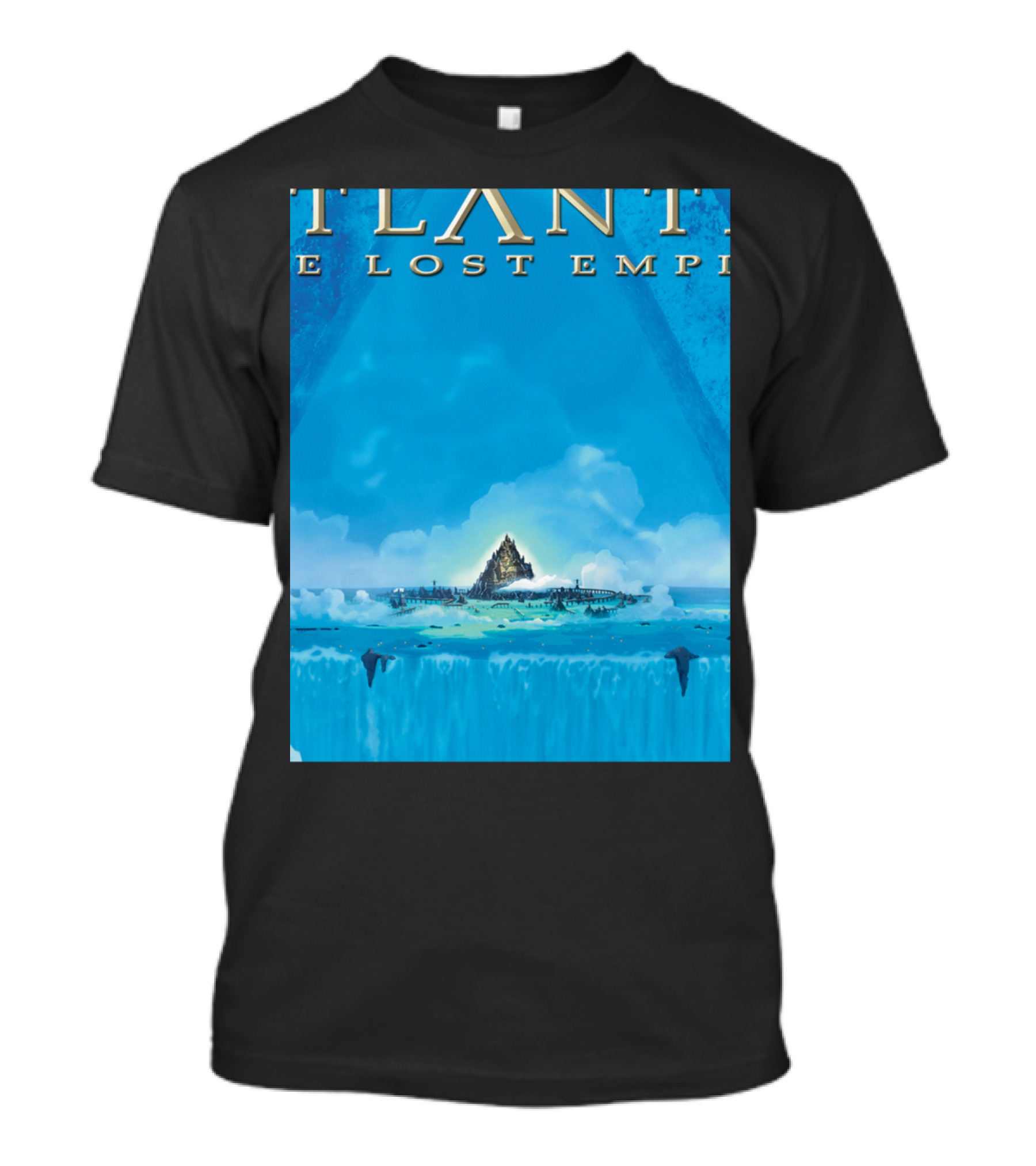 Atlantis The Lost Empire Disney Movie Scene Fade T-Shirt
