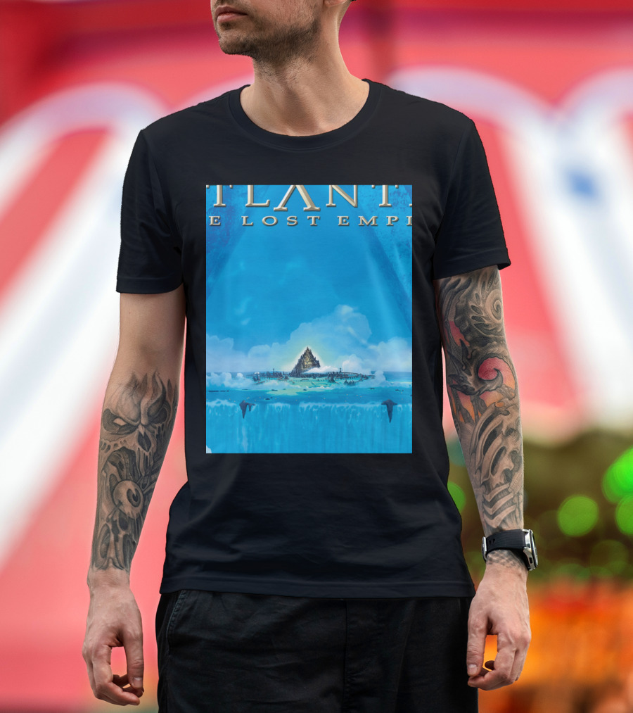 Atlantis The Lost Empire Disney Movie Scene Fade T-Shirt