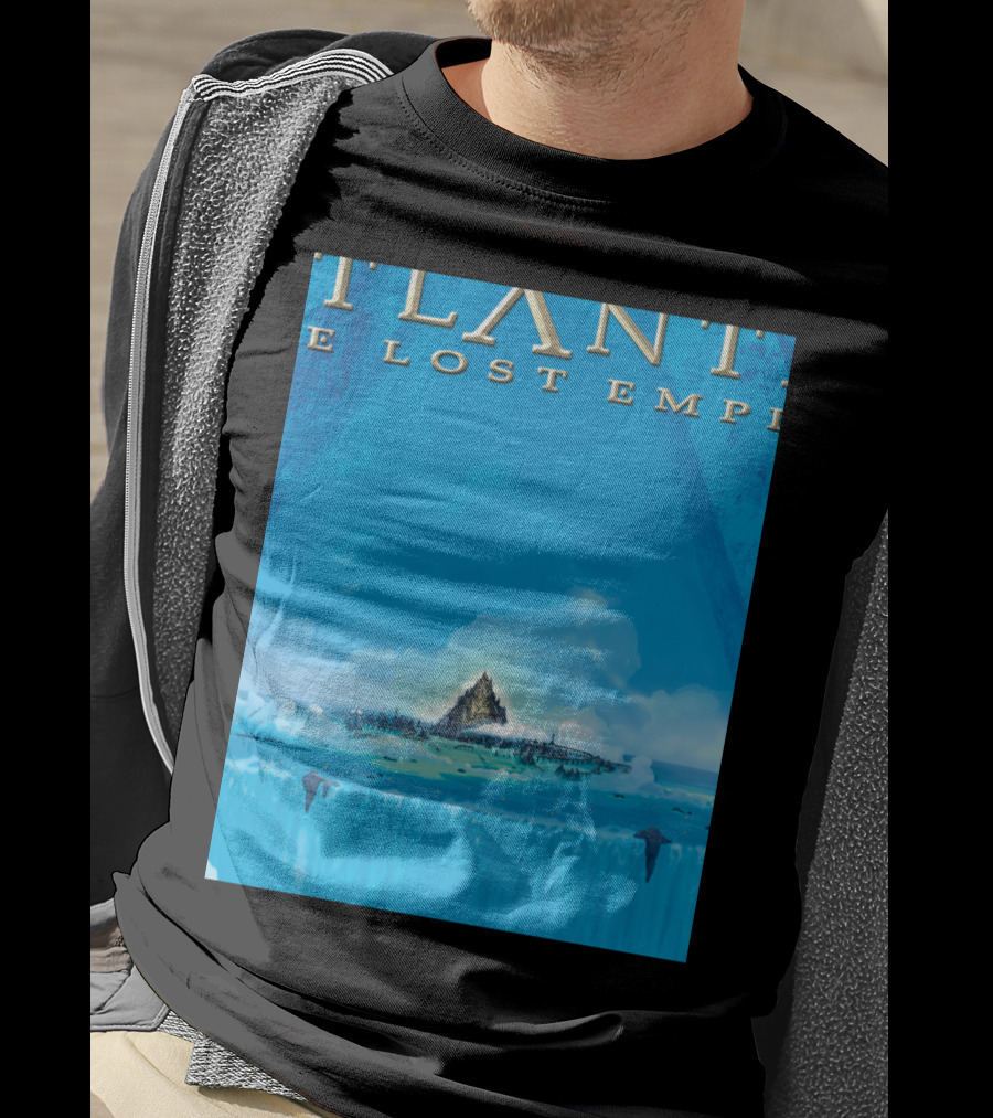Atlantis The Lost Empire Disney Movie Scene Fade T-Shirt