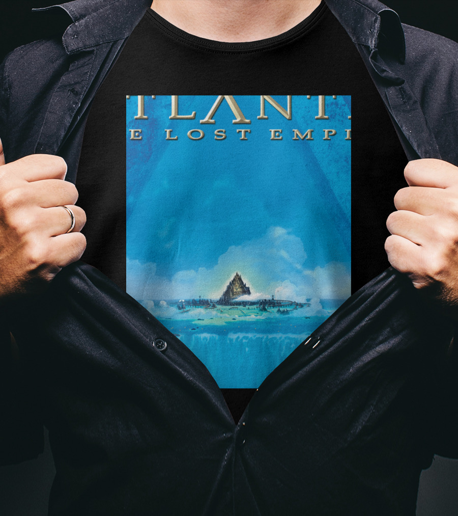 Atlantis The Lost Empire Disney Movie Scene Fade T-Shirt