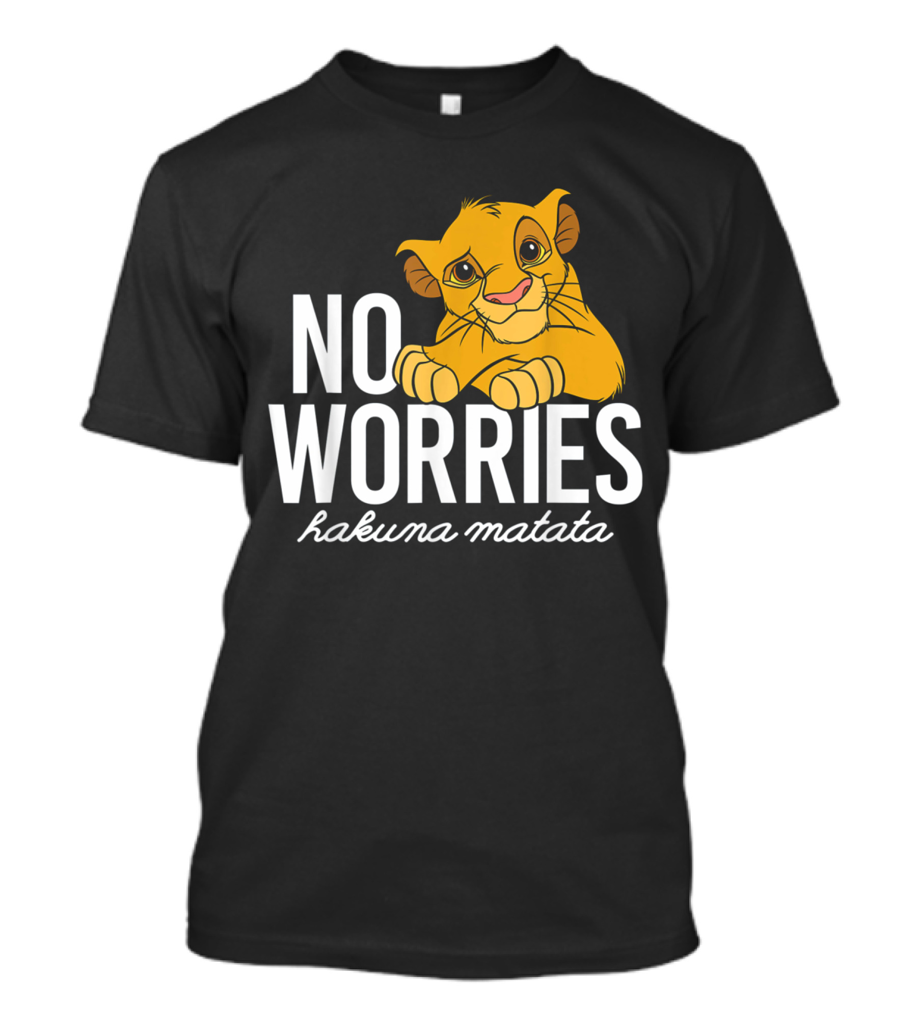 The Lion King No Worries Hakuna Matata Simba Classic Disney T-Shirt