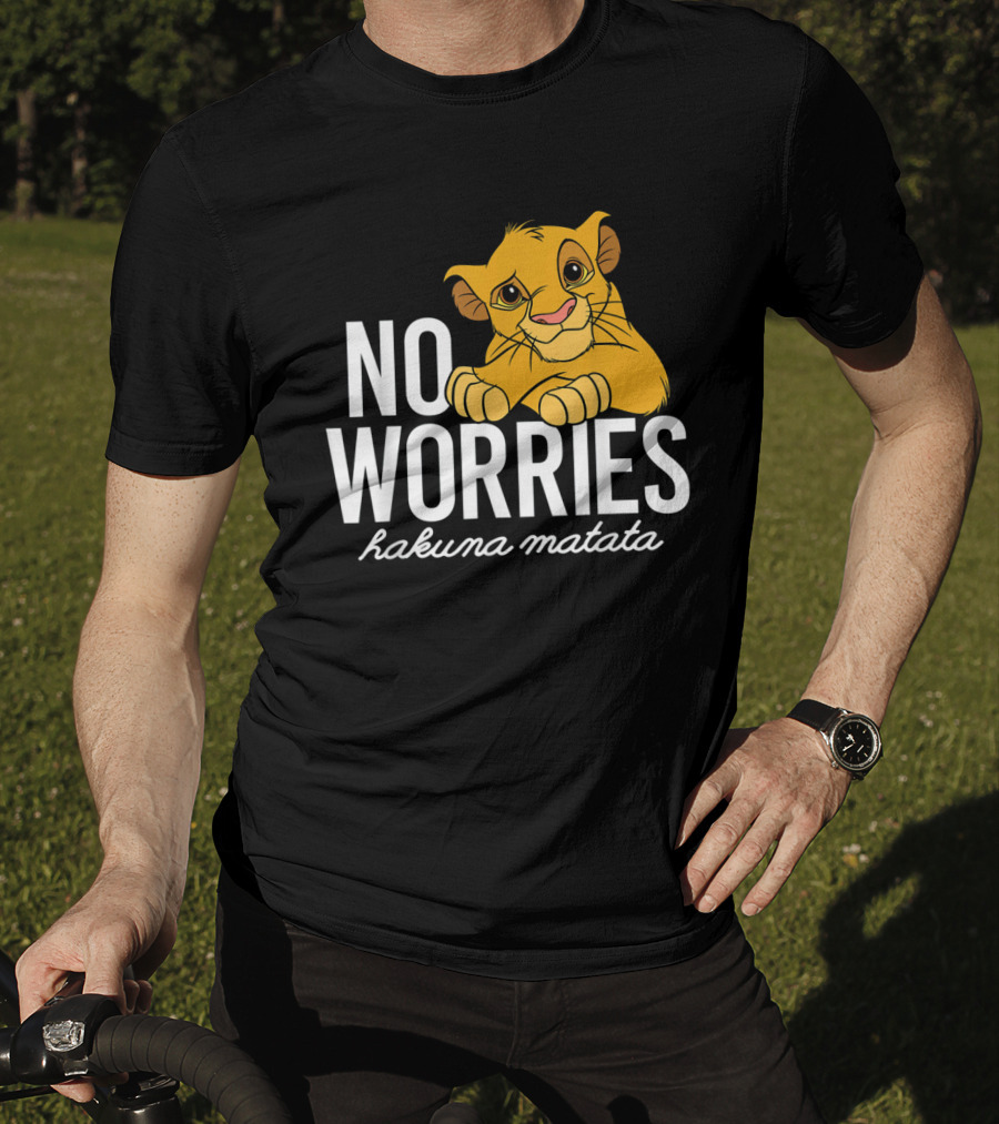 The Lion King No Worries Hakuna Matata Simba Classic Disney T-Shirt
