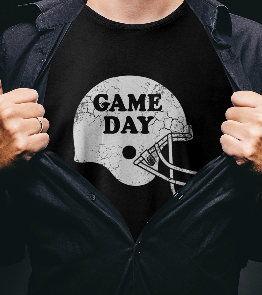 Game Day Football Helmet T-Shirt