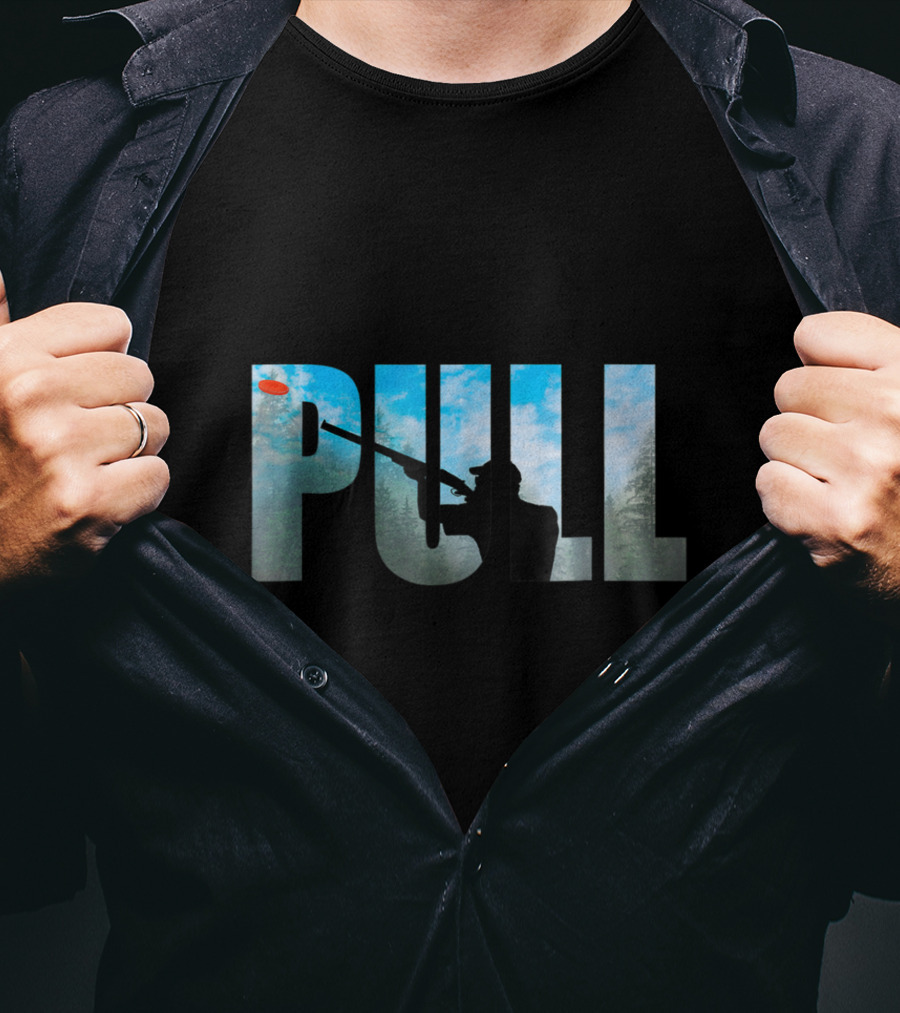 Pull Skeet Trap Clay Shotgun Shooting Sporting T-Shirt