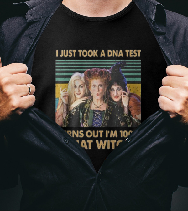 I Just Took A DNA Test Turns Out I'm 100% That Witch Hocus Pocus Sanderson Sisters T-Shirt
