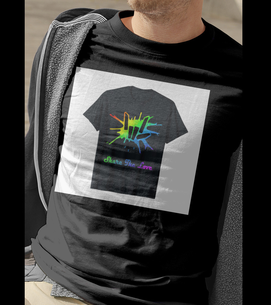 Share The Love Colorful Splash T-Shirt