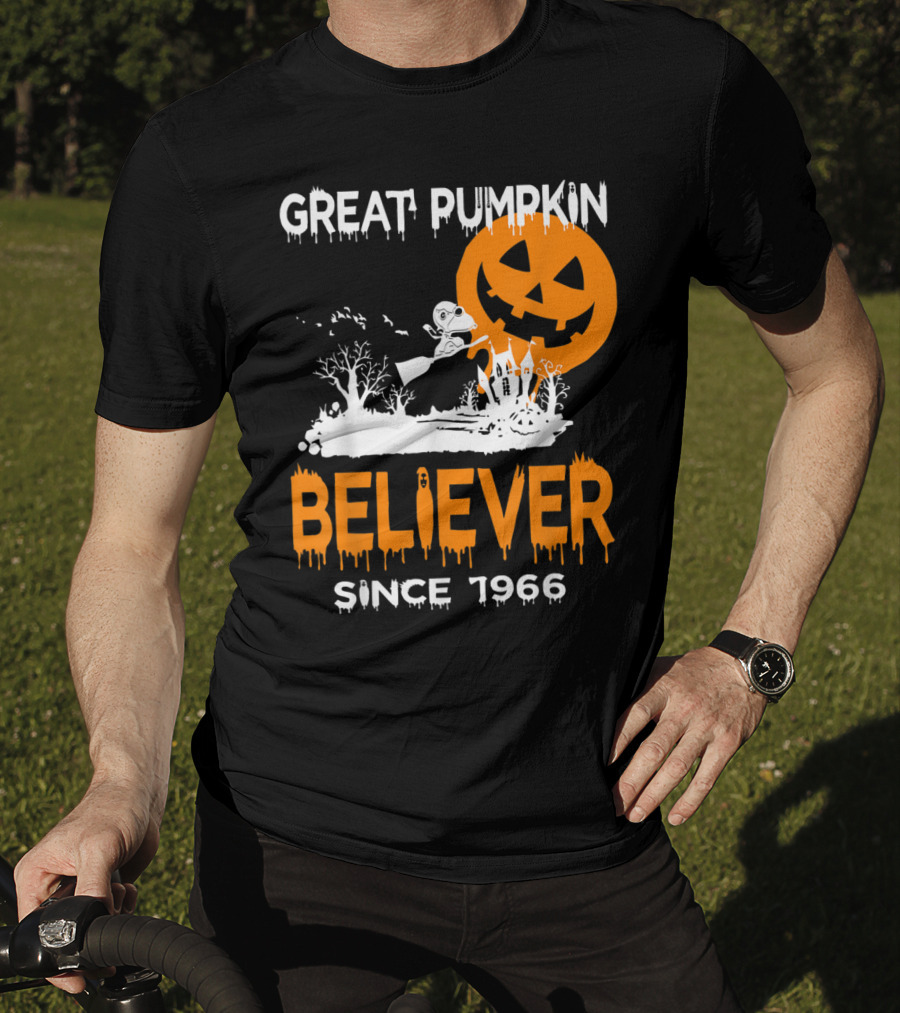 Great Pumpkin Believer Since 1966 Halloween Fun T-Shirt