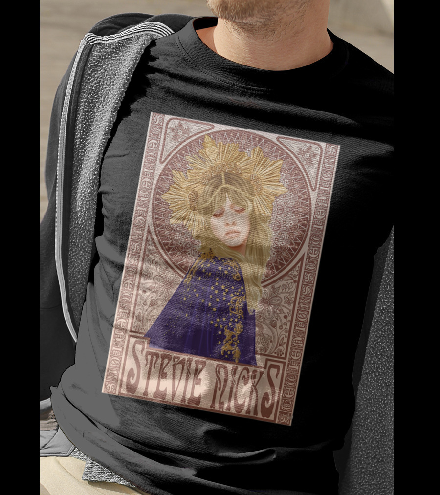 Stevie Nicks Vintage Art Nouveau Style Lady Legend T-Shirt
