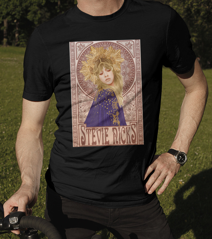 Stevie Nicks Vintage Art Nouveau Style Lady Legend T-Shirt