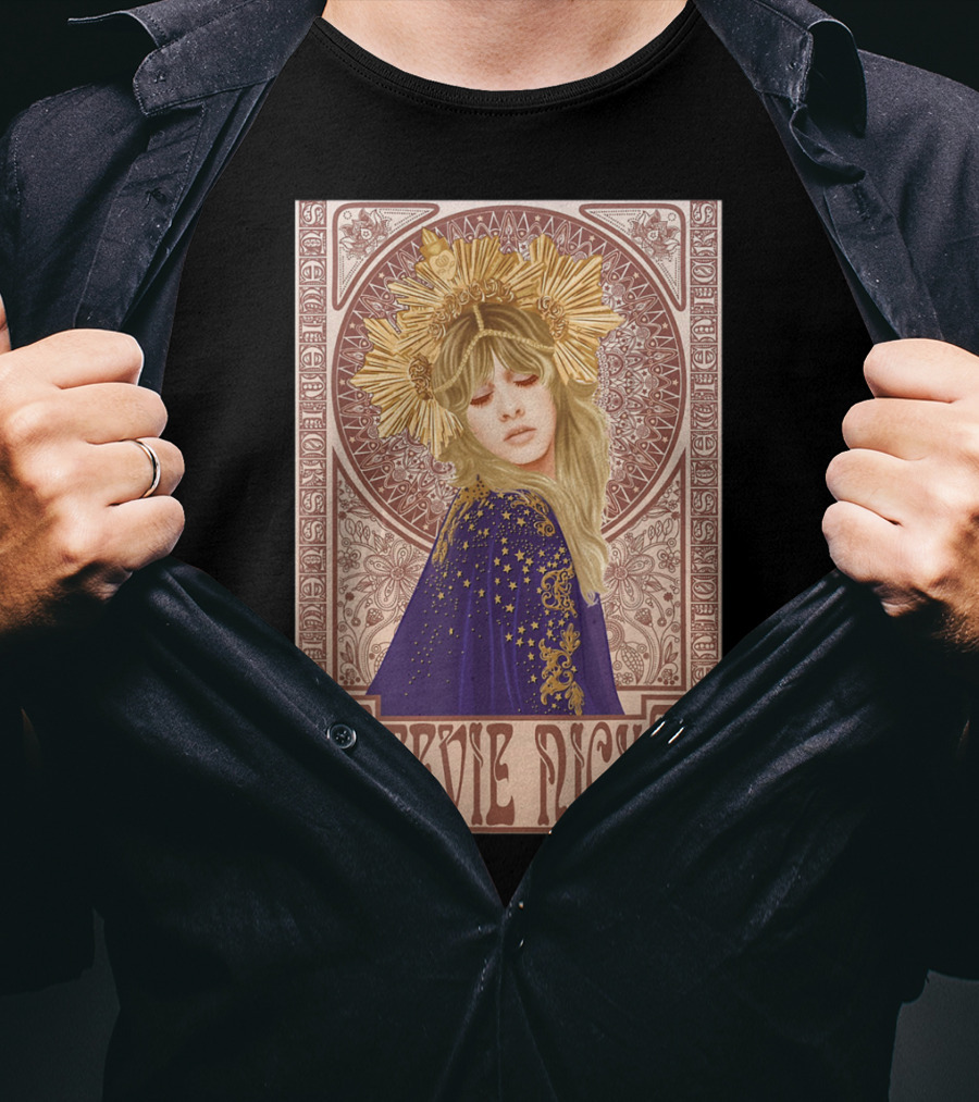 Stevie Nicks Vintage Art Nouveau Style Lady Legend T-Shirt