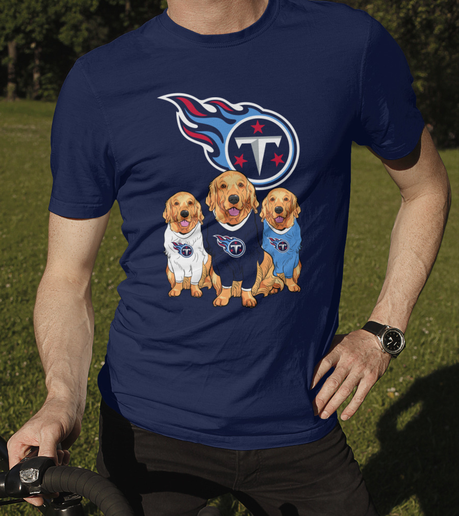 Tennessee Titans Golden Retrievers T-Shirt