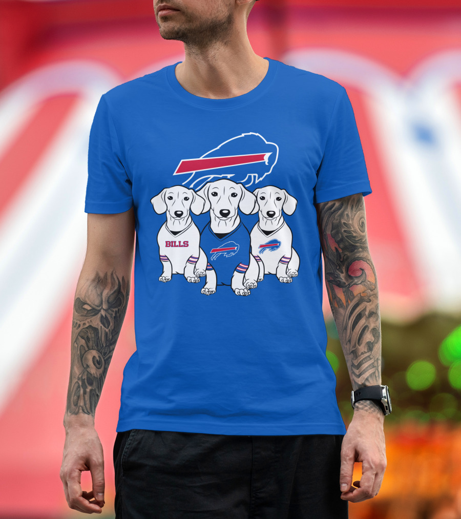 Bills Buffalo Dachshund  T-Shirt