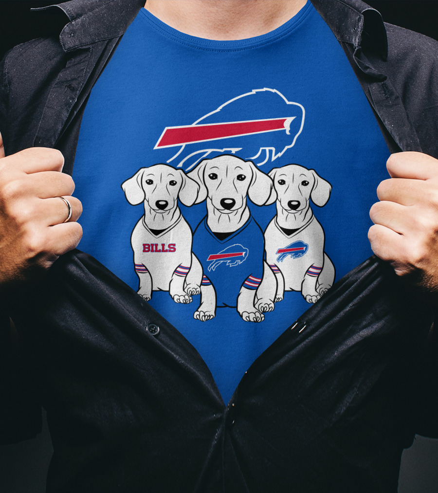 Bills Buffalo Dachshund  T-Shirt
