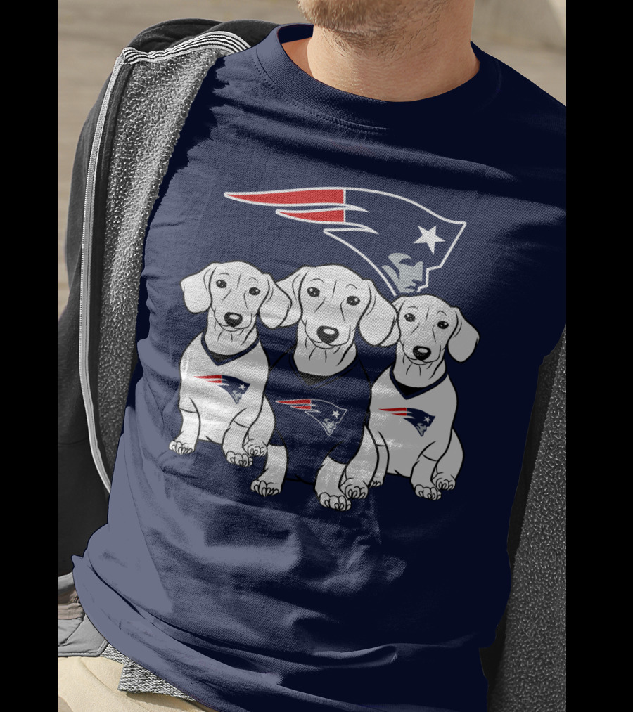 Patriots Dachshund Trio T-Shirt