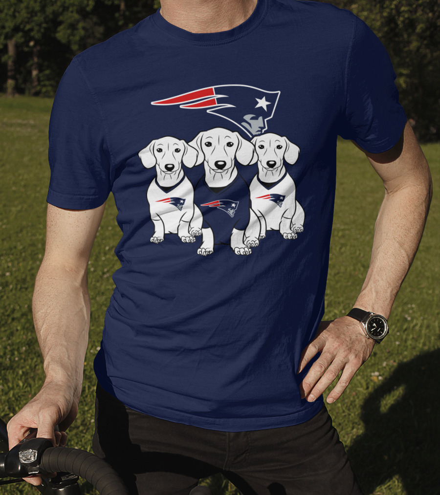Patriots Dachshund Trio T-Shirt