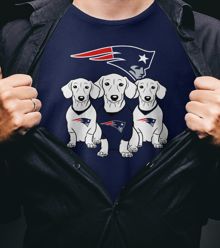 Patriots Dachshund Trio T-Shirt