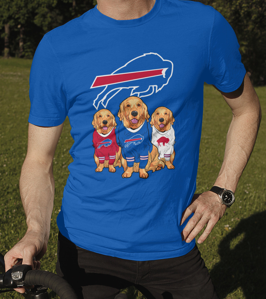Buffalo Bills Golden Retrievers T-Shirt
