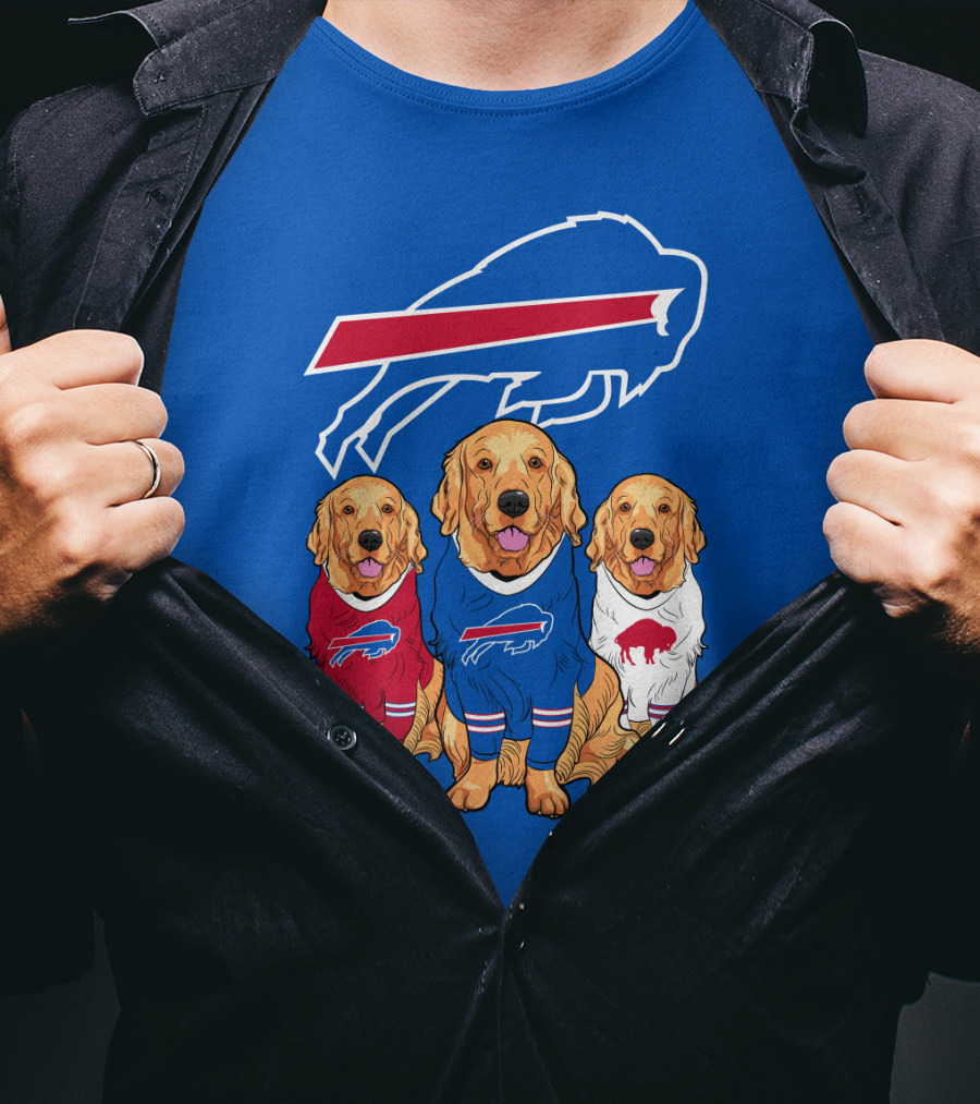 Buffalo Bills Golden Retrievers T-Shirt