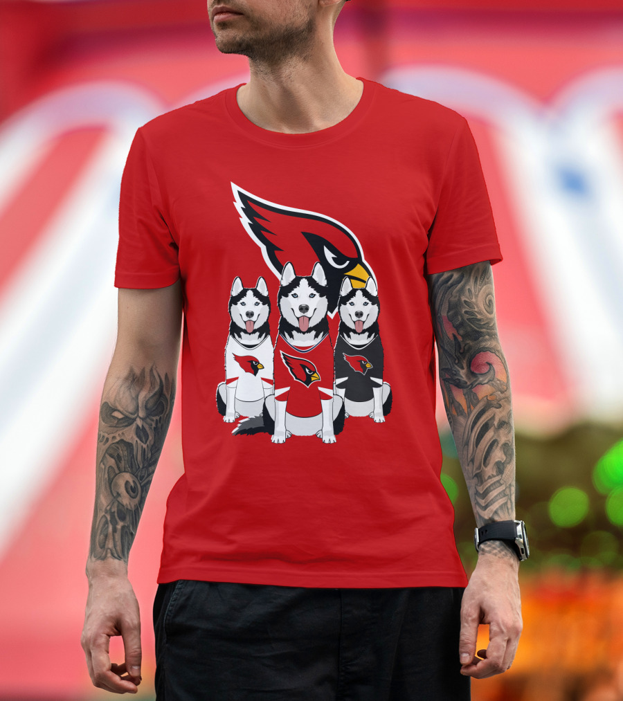 Arizona Cardinals Husky Trio T-Shirt