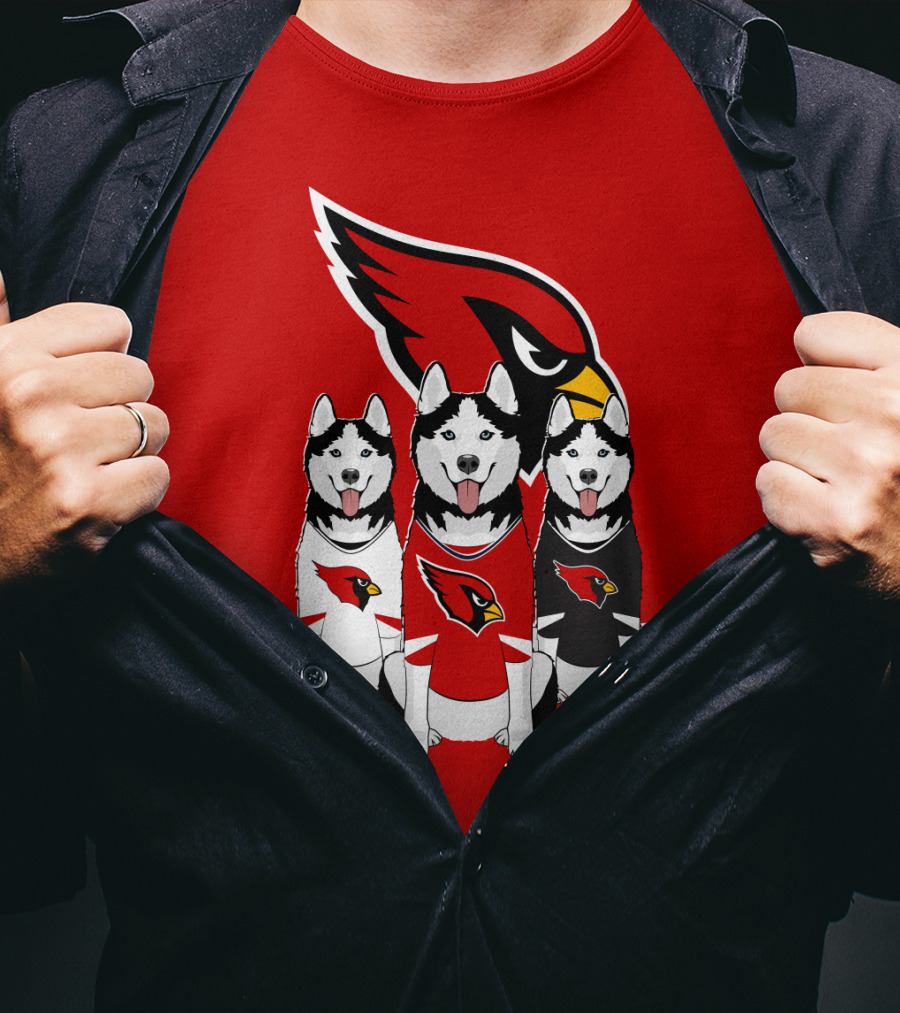 Arizona Cardinals Husky Trio T-Shirt