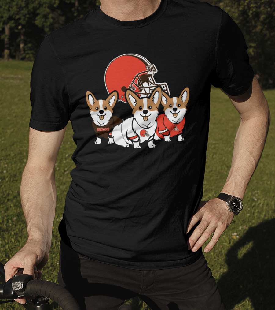 Cleveland Browns Corgi T-Shirt