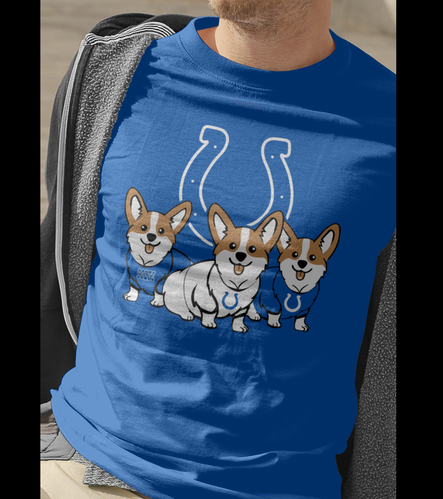Indianapolis Colts Corgi T-Shirt