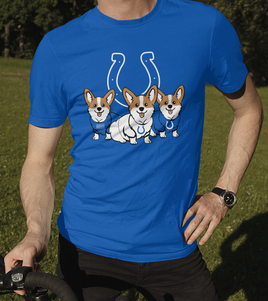 Indianapolis Colts Corgi T-Shirt
