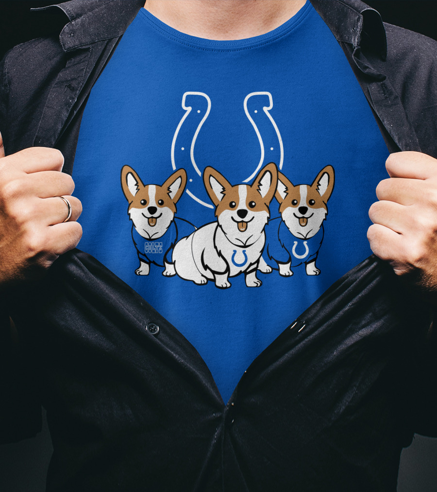 Indianapolis Colts Corgi T-Shirt