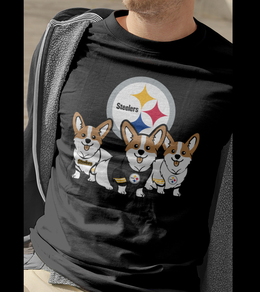 Steelers CorgiTrio T-Shirt
