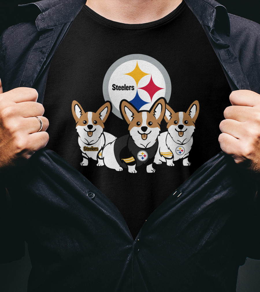 Steelers CorgiTrio T-Shirt