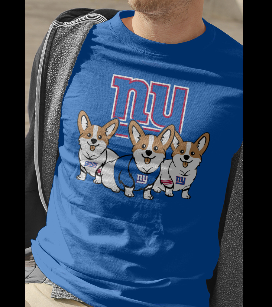 New York Giants Corgi T-Shirt