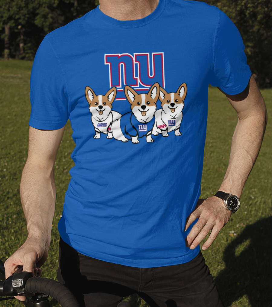 New York Giants Corgi T-Shirt