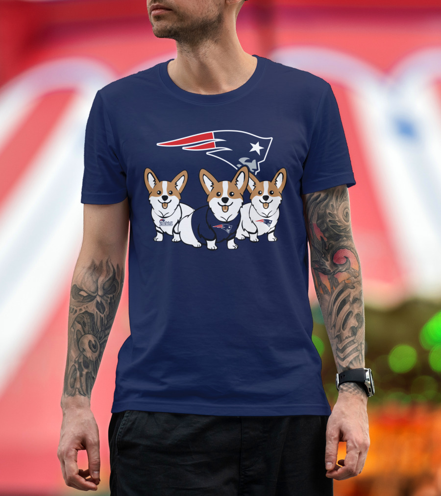 Patriots Corgi T-Shirt