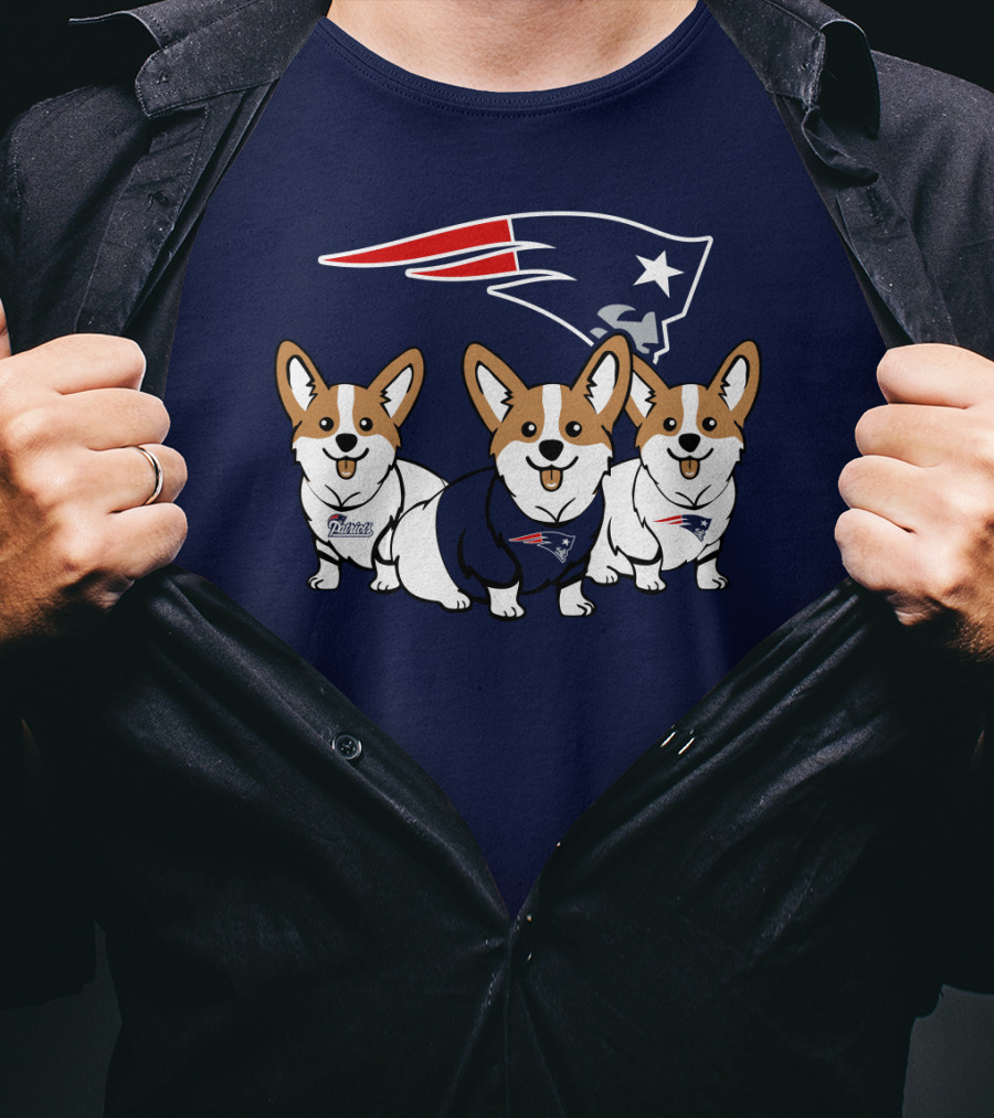 Patriots Corgi T-Shirt