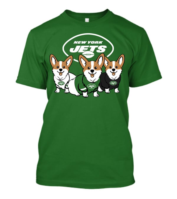 New York Jets Corgi T-Shirt