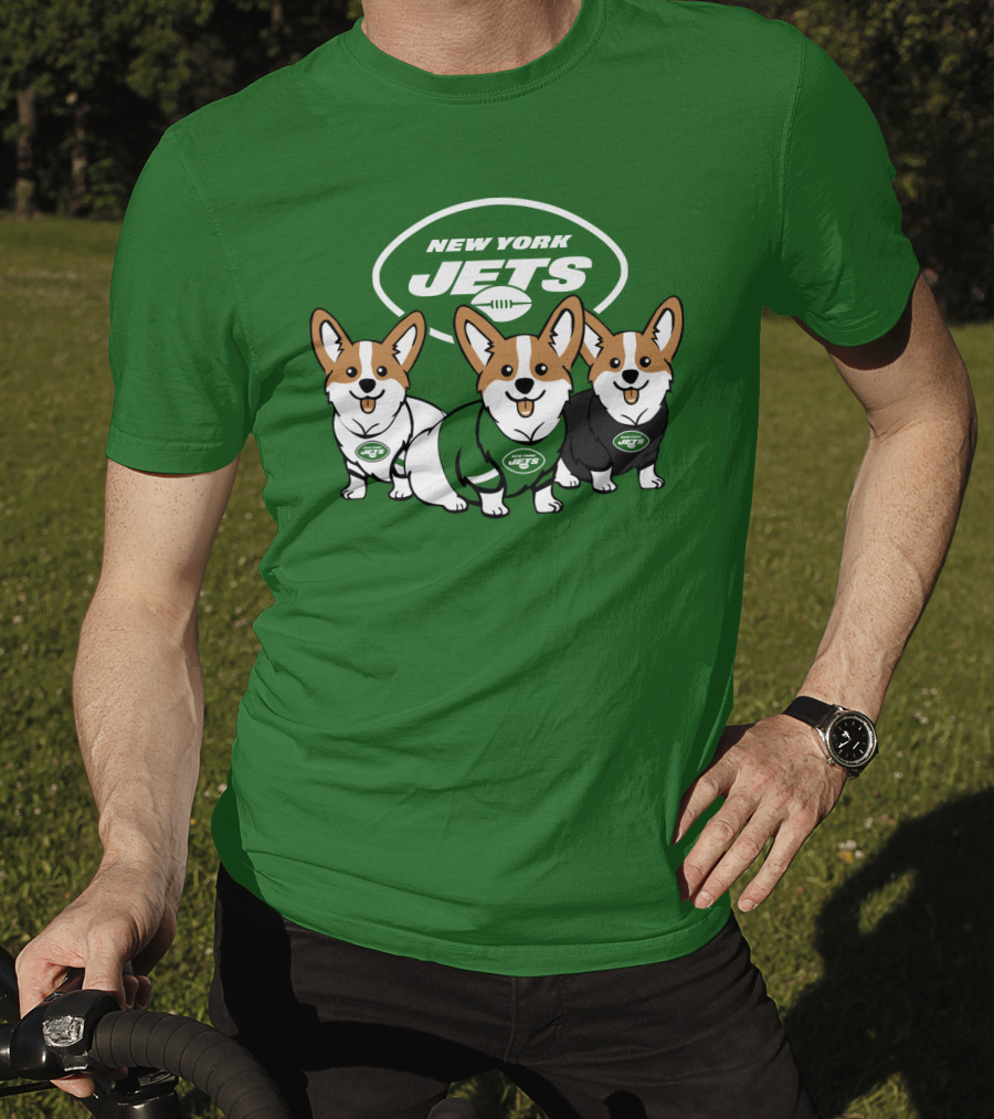 New York Jets Corgi T-Shirt