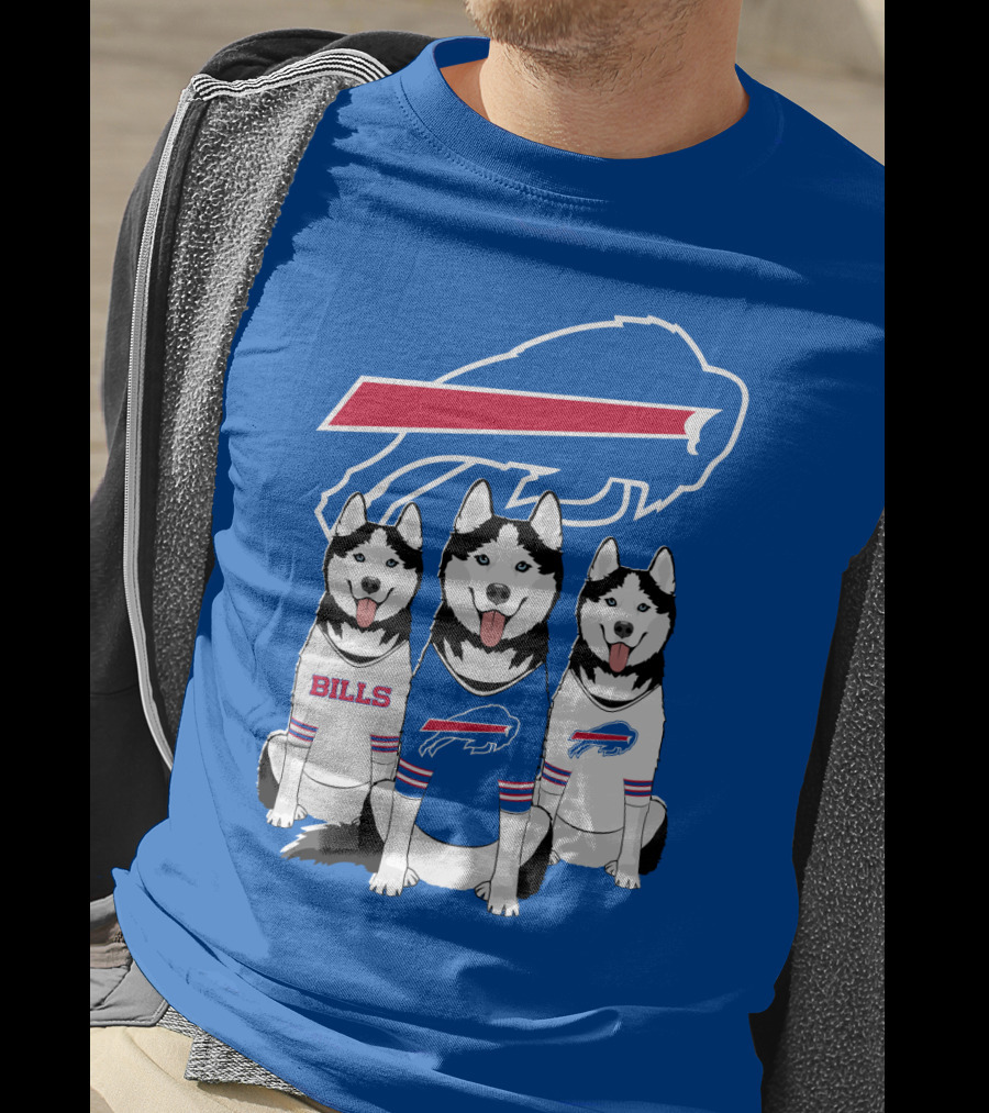 Bills Buffalo Husky Trio T-Shirt