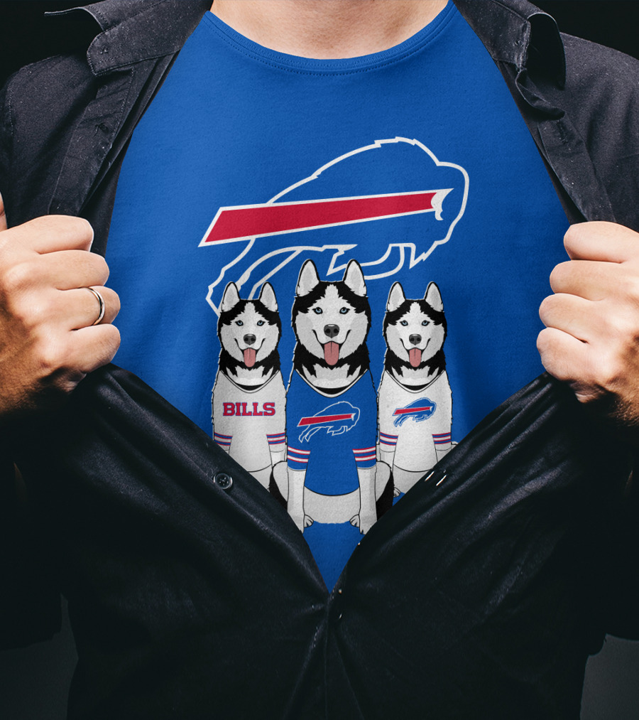Bills Buffalo Husky Trio T-Shirt