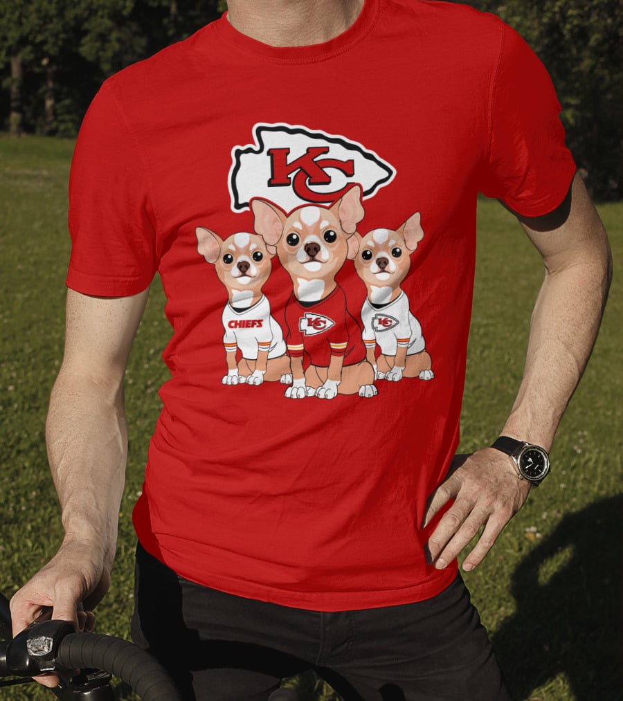 Kansas City Chiefs Chihuahuas T-Shirt