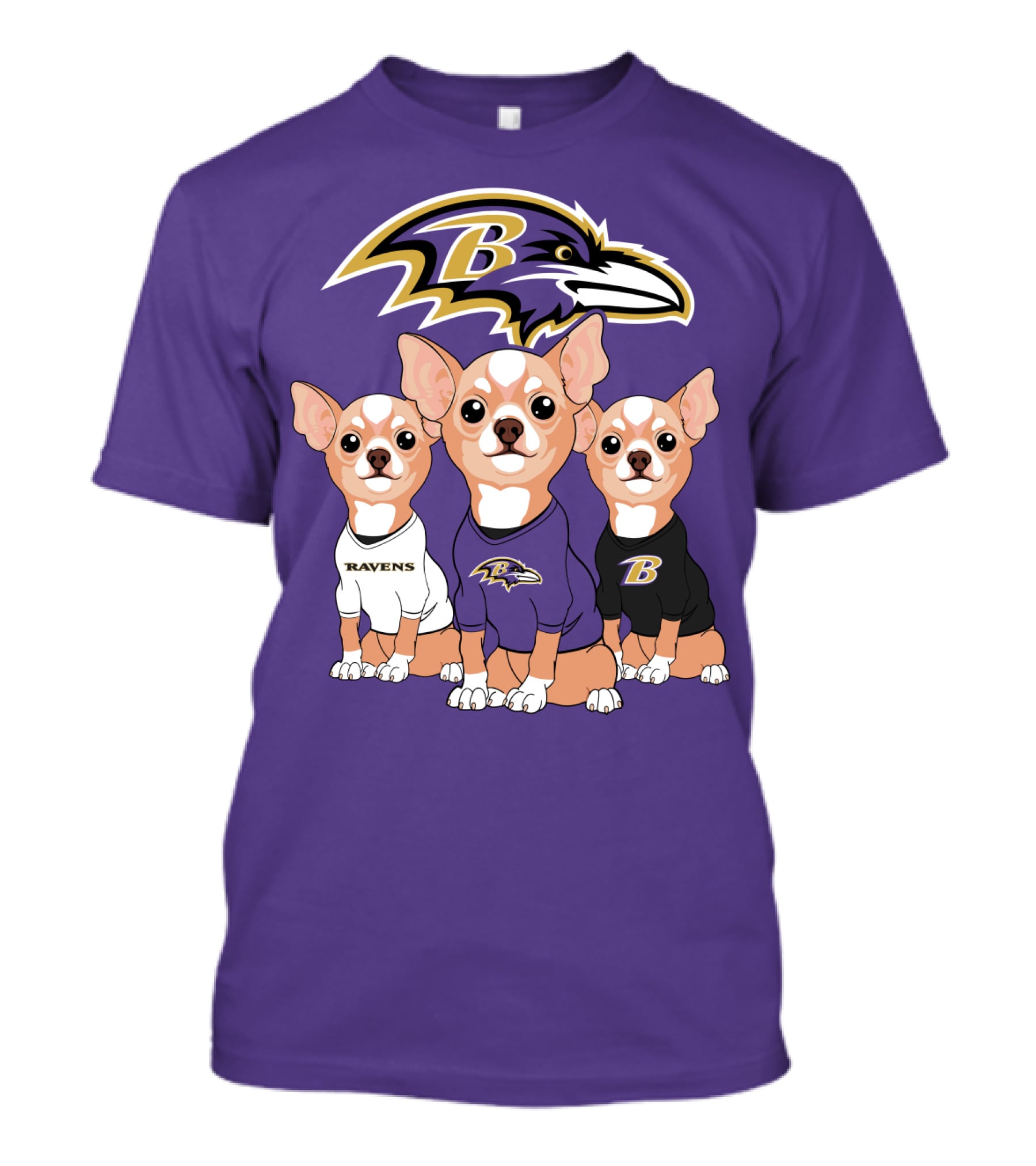 Ravens Chihuahua T-Shirt