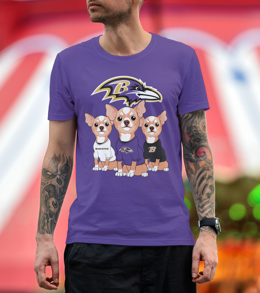 Ravens Chihuahua T-Shirt