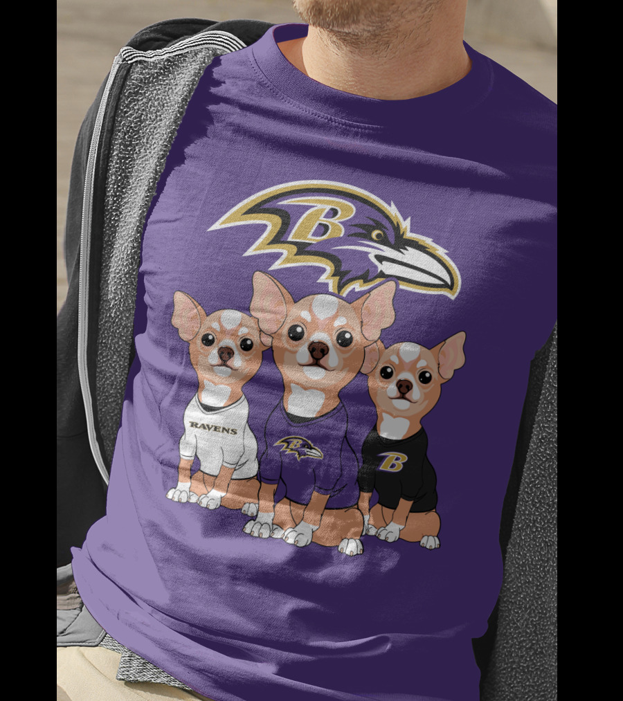 Ravens Chihuahua T-Shirt